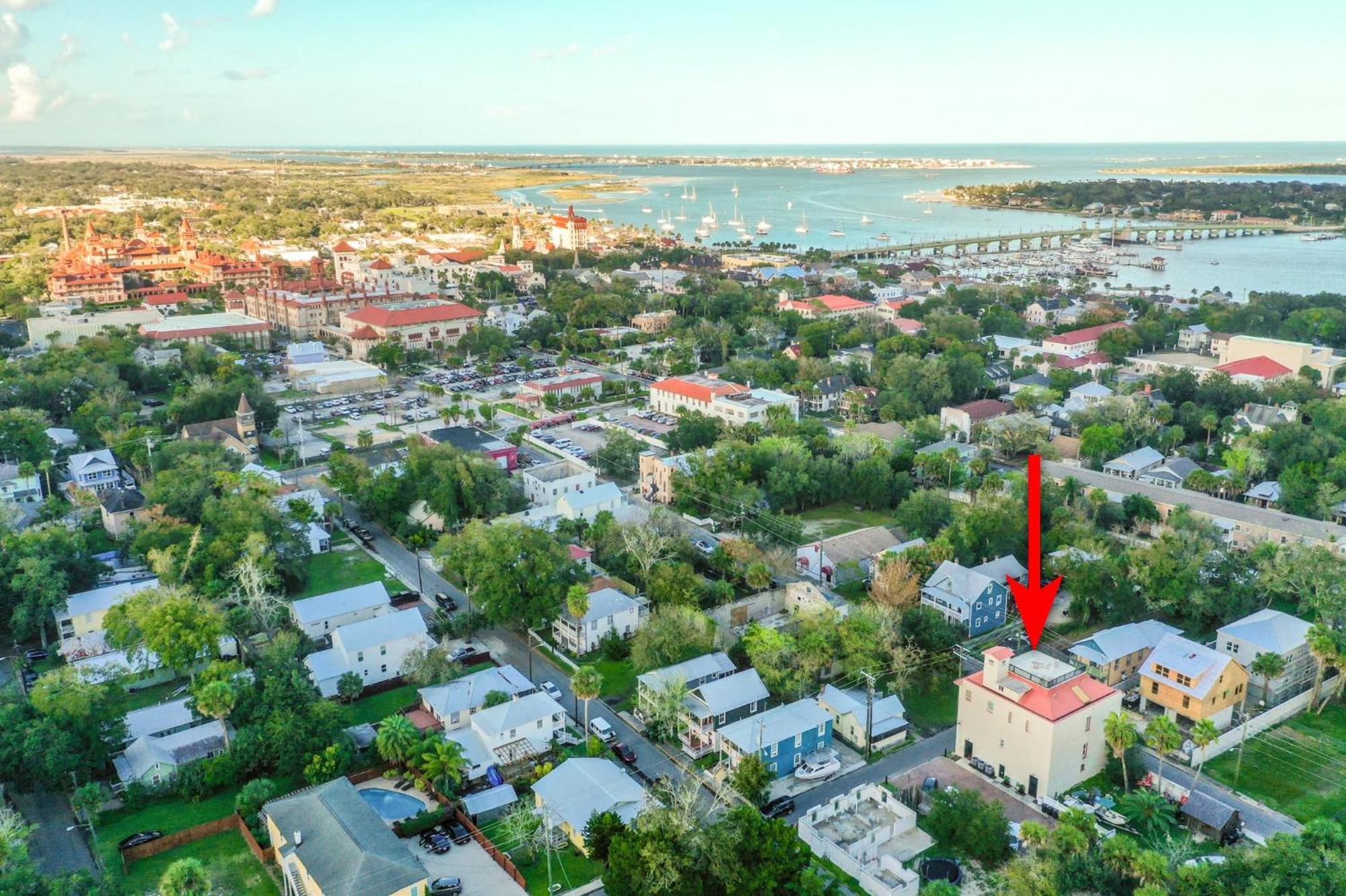 The Ray - Penthouse Suite - 360° Rooftop View St. Augustine Luaran gambar