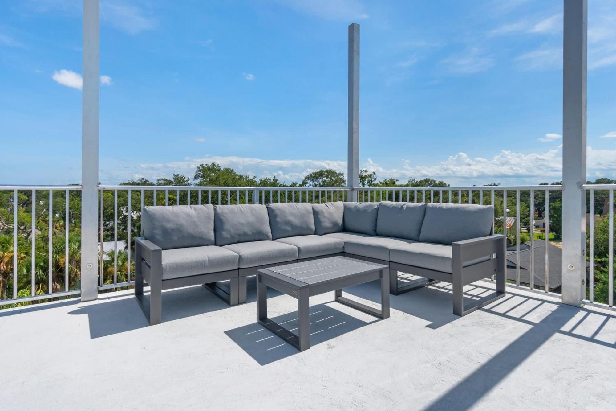 The Ray - Penthouse Suite - 360° Rooftop View St. Augustine Luaran gambar